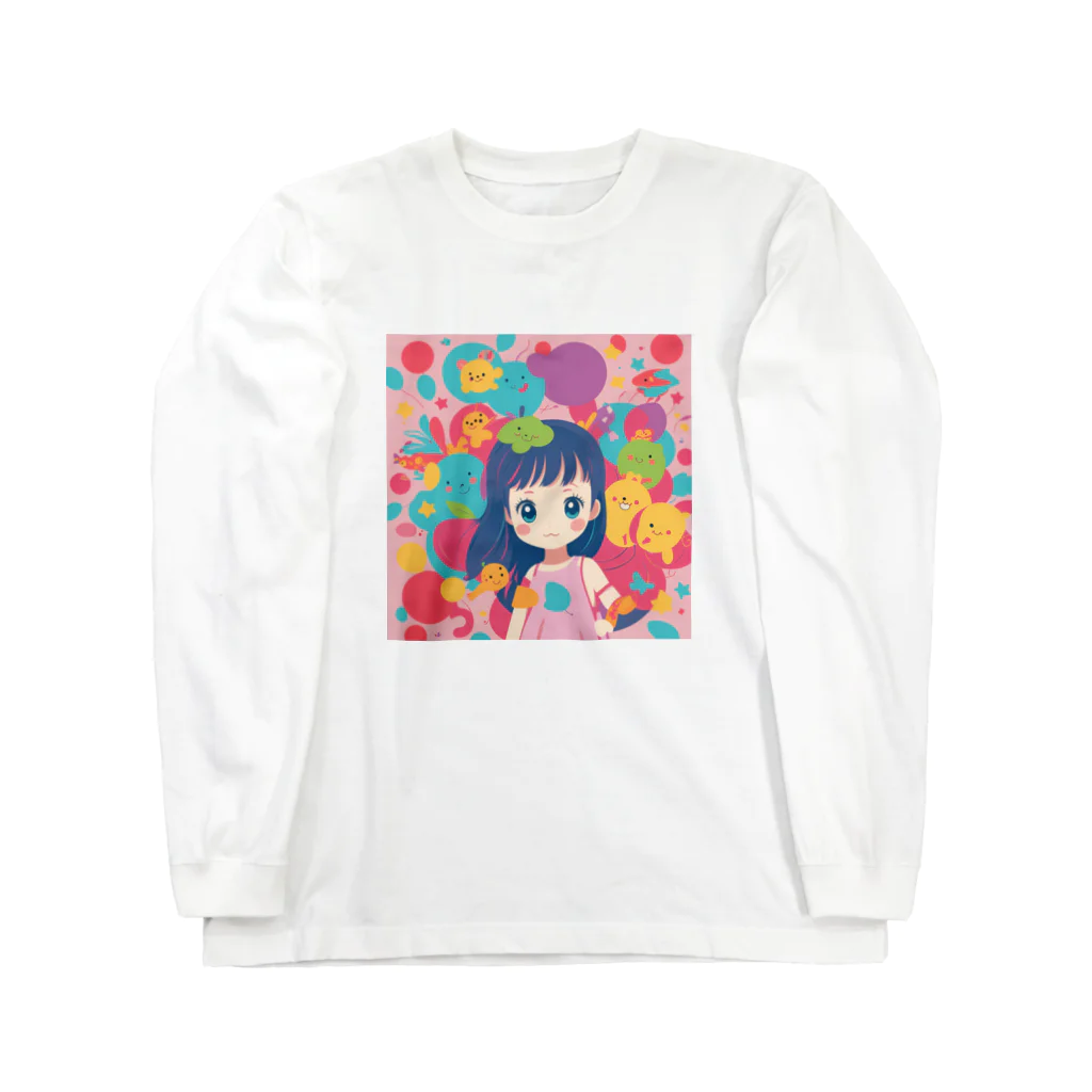 chillbee0416 (チルビー)のチルビー (あんこ) Long Sleeve T-Shirt