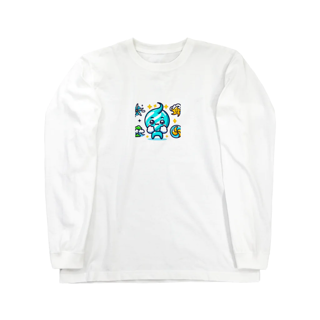 kaiminsapoの沖縄の自然の恵みエネルギー Long Sleeve T-Shirt