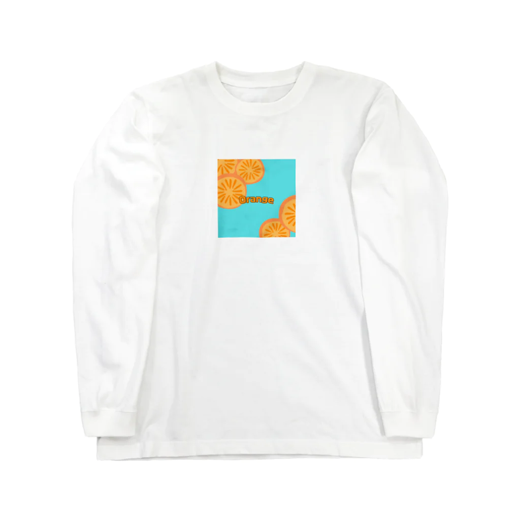 Apricot_taruのOrange🍊 ロングスリーブTシャツ