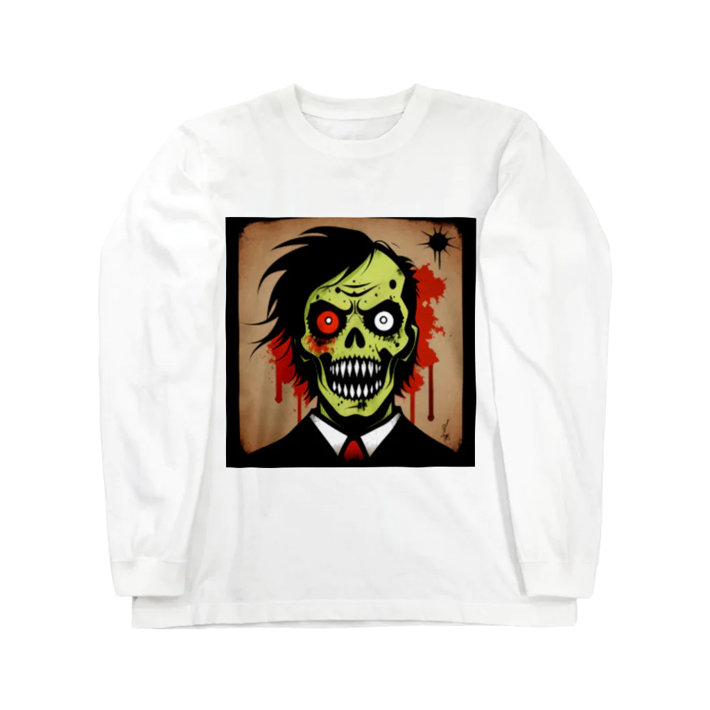 saitou1x4のホラー　ゾンビ７ Long Sleeve T-Shirt