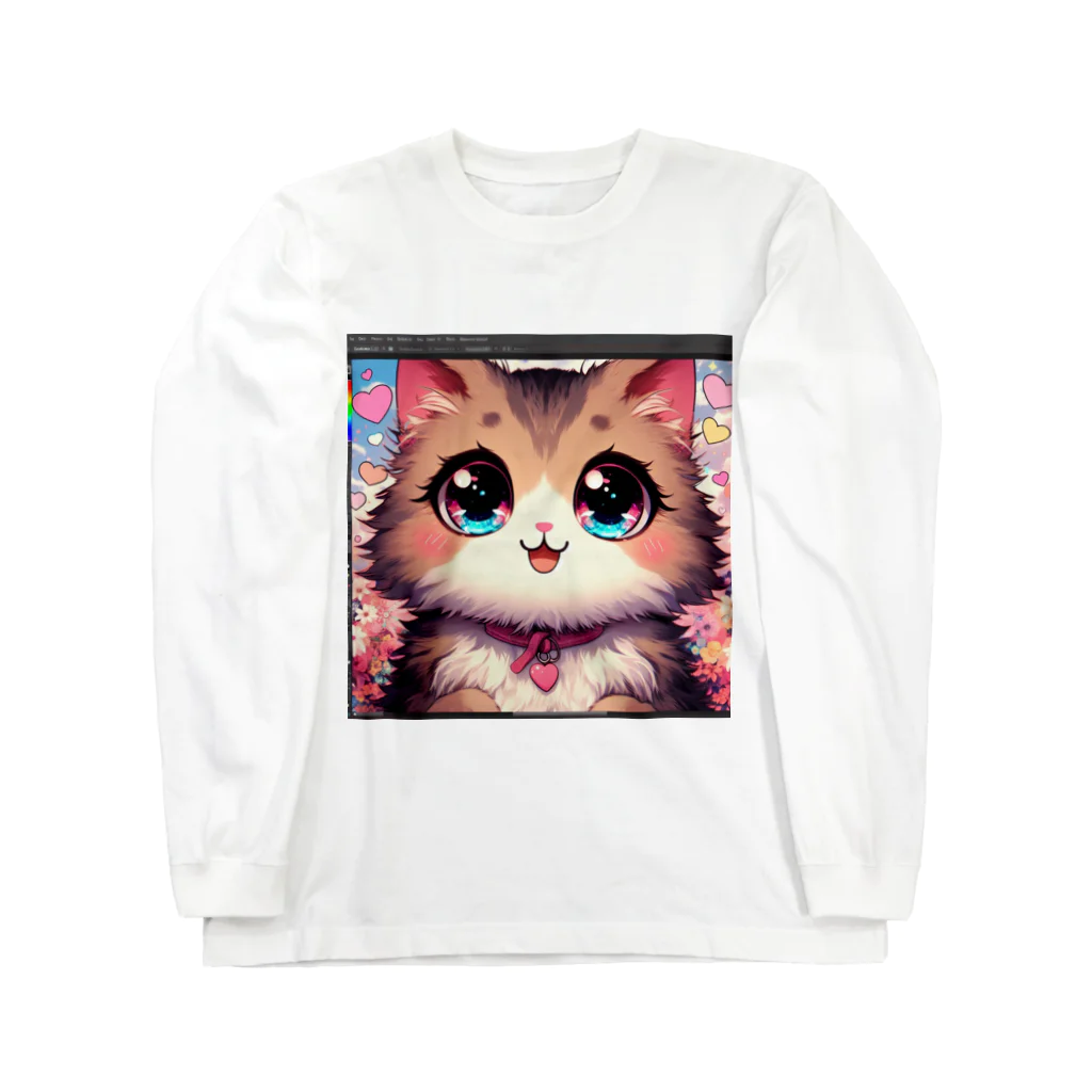 yos-1292583のねこニコばん Long Sleeve T-Shirt