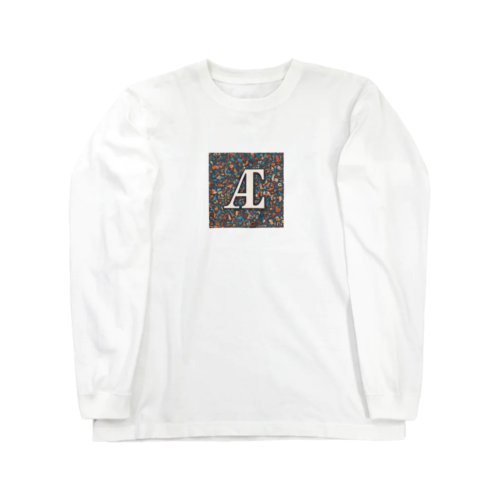 MACOCCHIの一瞬で目を引く！アルファベットの美しい装飾文字 Long Sleeve T-Shirt