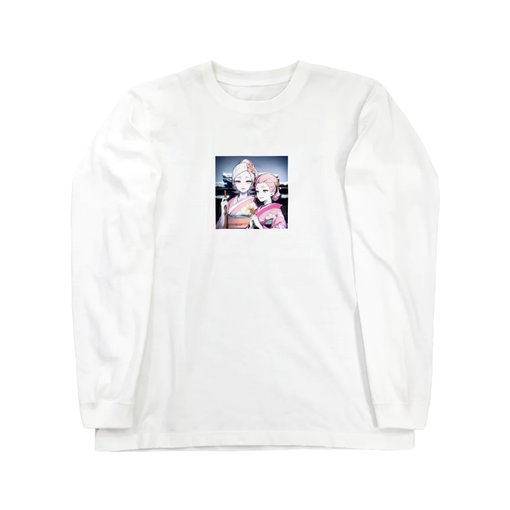 bigbamboofamilyの白く透き通る肌の娘達 Long Sleeve T-Shirt