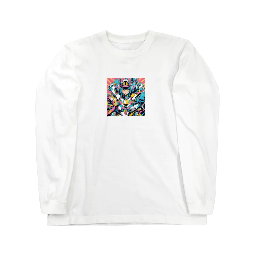 カピパーラ🐻のアーマーガールα♪ Long Sleeve T-Shirt