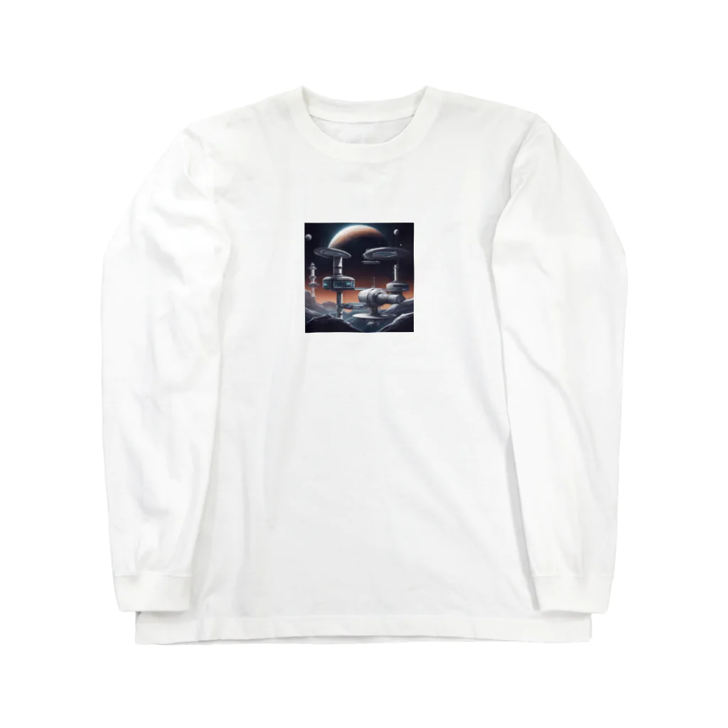 Banksy-sの1. Futura Space Station Long Sleeve T-Shirt