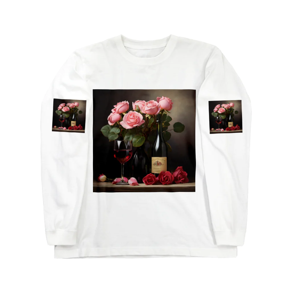 KINTA.MARIAのDays of Wine and Roses ロングスリーブTシャツ