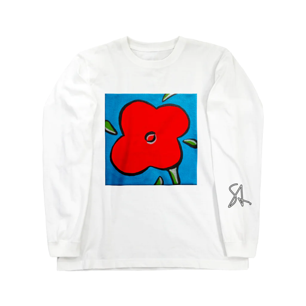 SAKI OTSUKAの花とバンソウコウ Long Sleeve T-Shirt