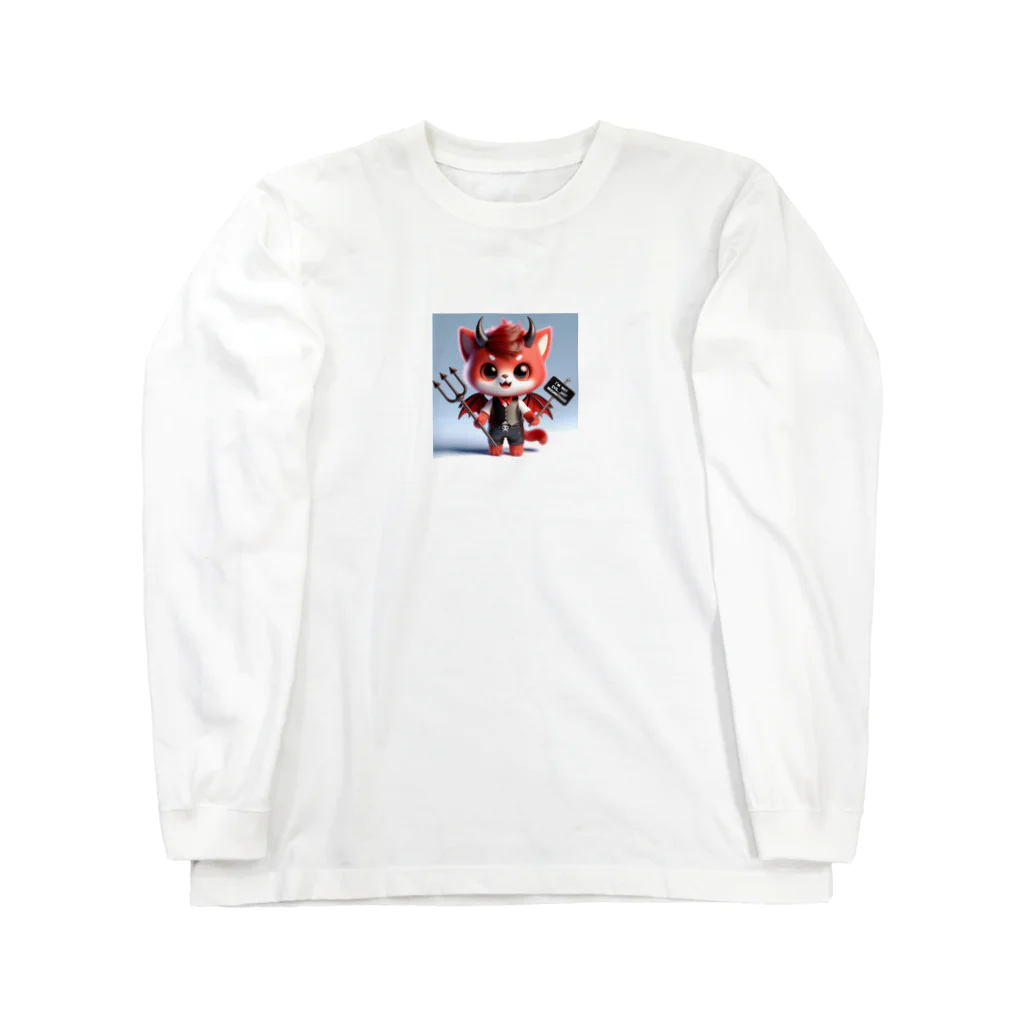 ブルーアイズの小悪魔猫 Long Sleeve T-Shirt