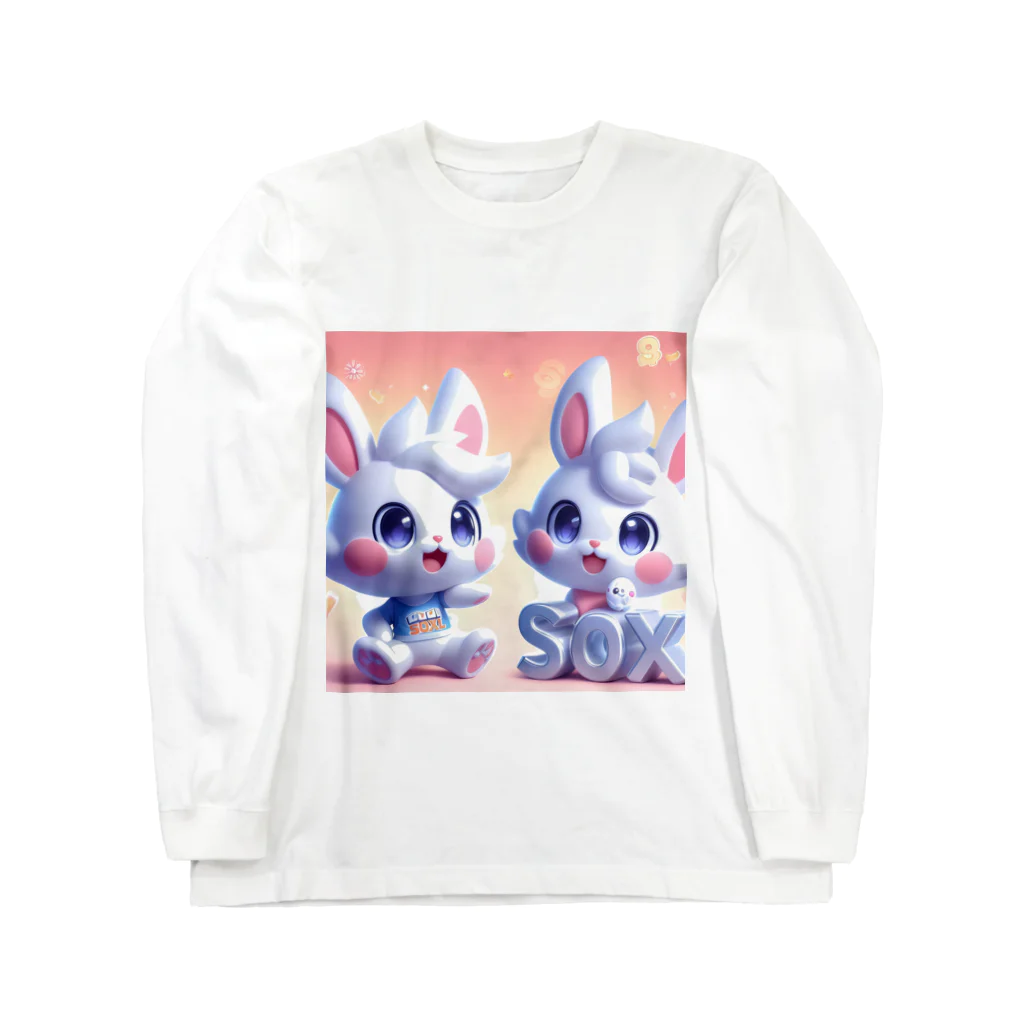 Bunny RingのSOXLくん and SOXちゃん Long Sleeve T-Shirt