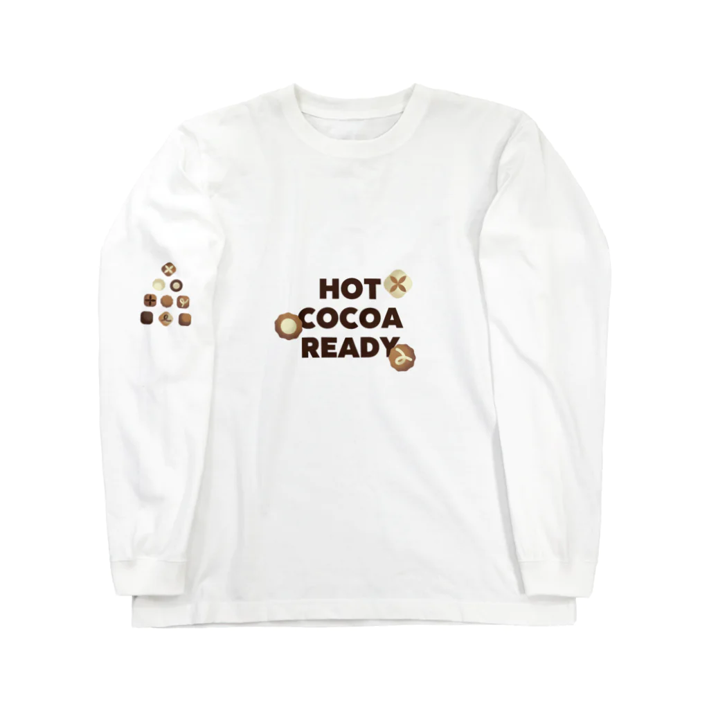 ココアカフェのアソートチョコレート ロングスリーブTシャツ