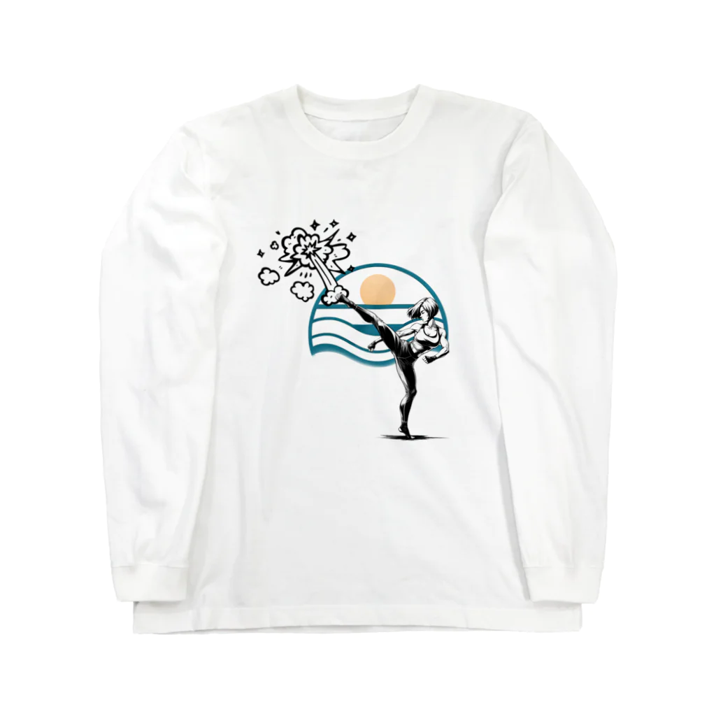 Namataのkick something up Long Sleeve T-Shirt