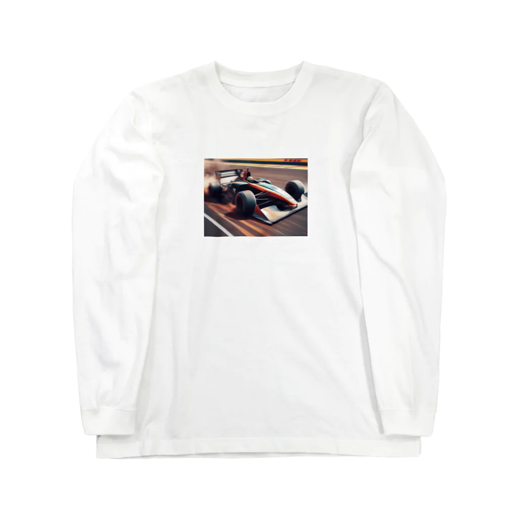 Kamumaのレーシングカーのスリリングな一瞬 Long Sleeve T-Shirt