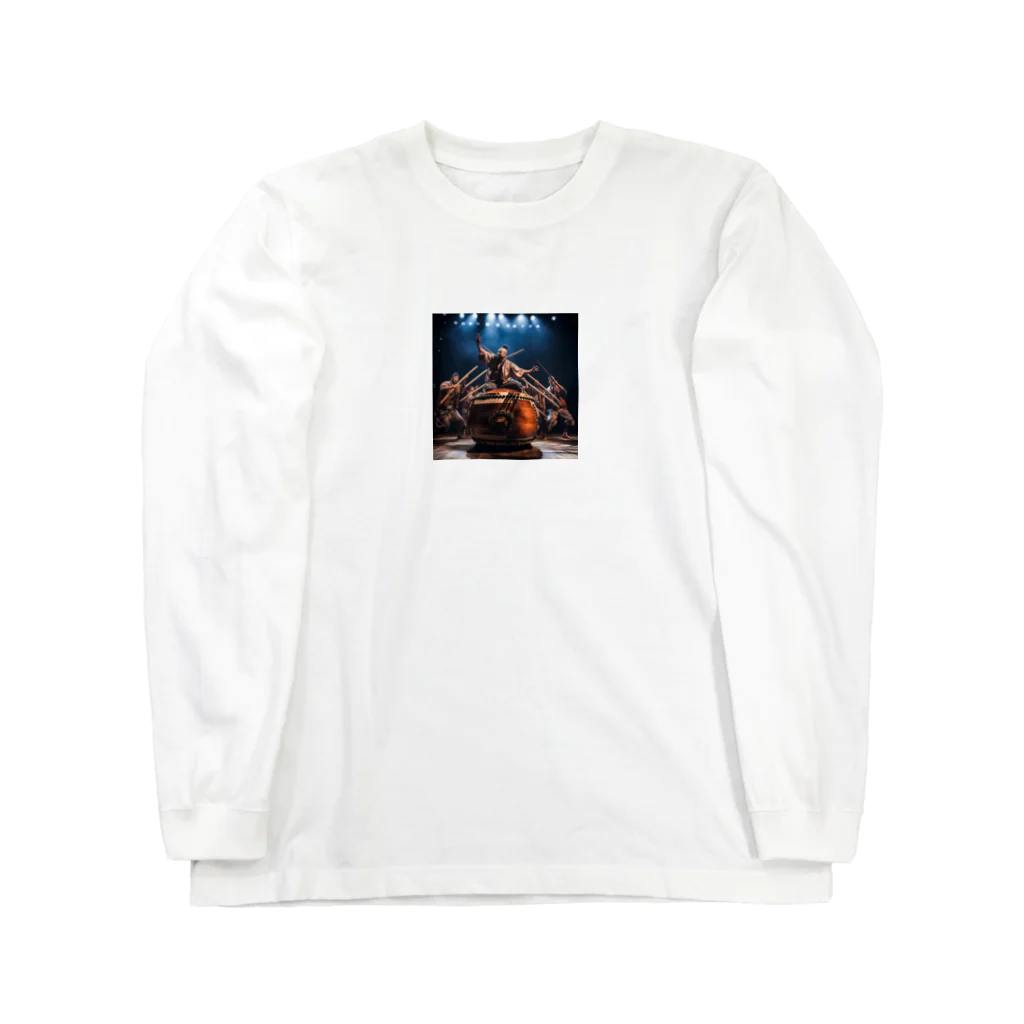 AQUAMETAVERSEの大太鼓の演奏　なでしこ1478 Long Sleeve T-Shirt