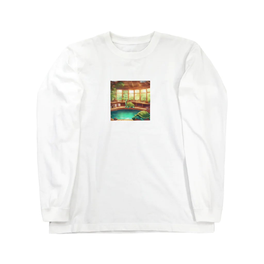 sauna_animalのsauna animal ㉕ ロングスリーブTシャツ