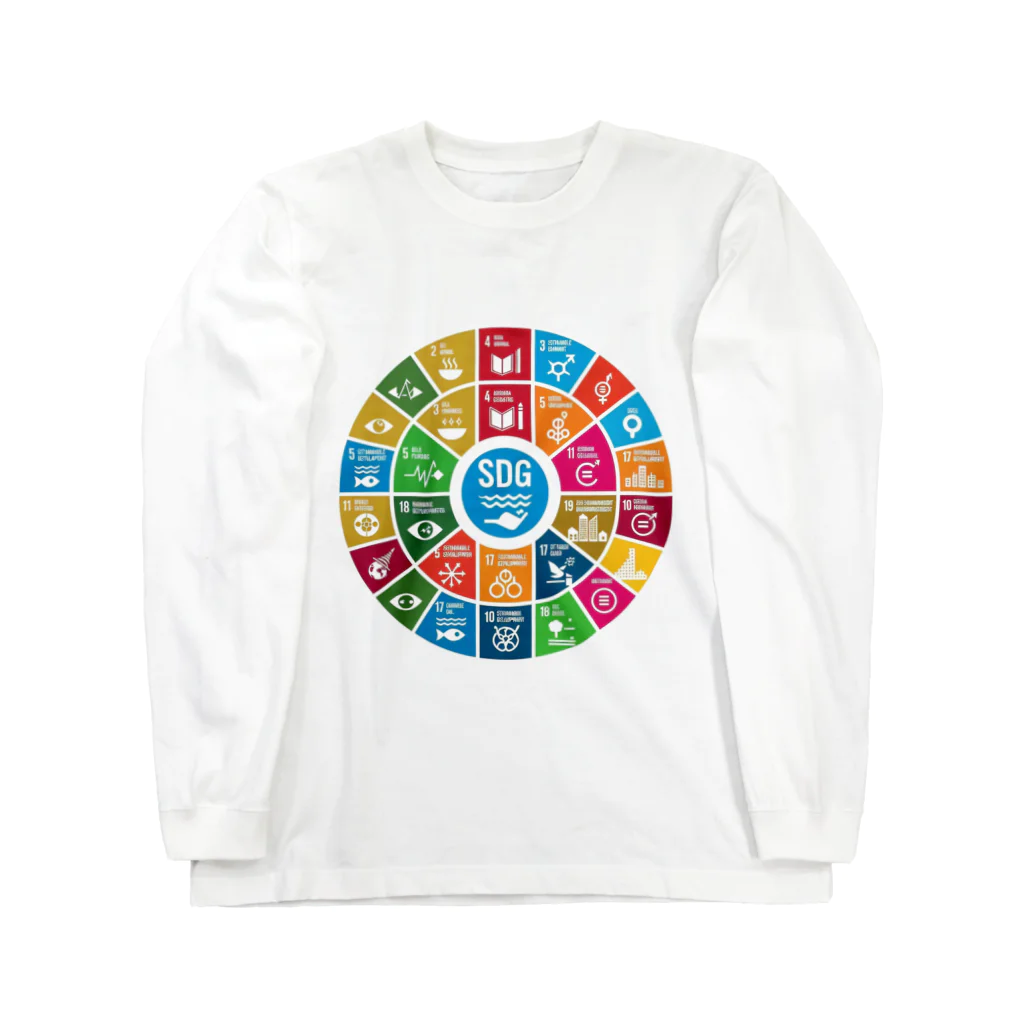 happiness_shopのSDGs（持続可能な開発目標） ロングスリーブTシャツ