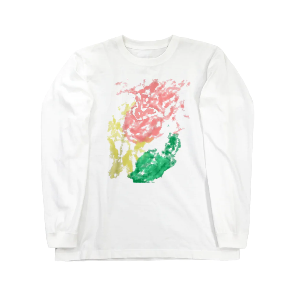 ヒヨドリ派のFake rabbit image Long Sleeve T-Shirt