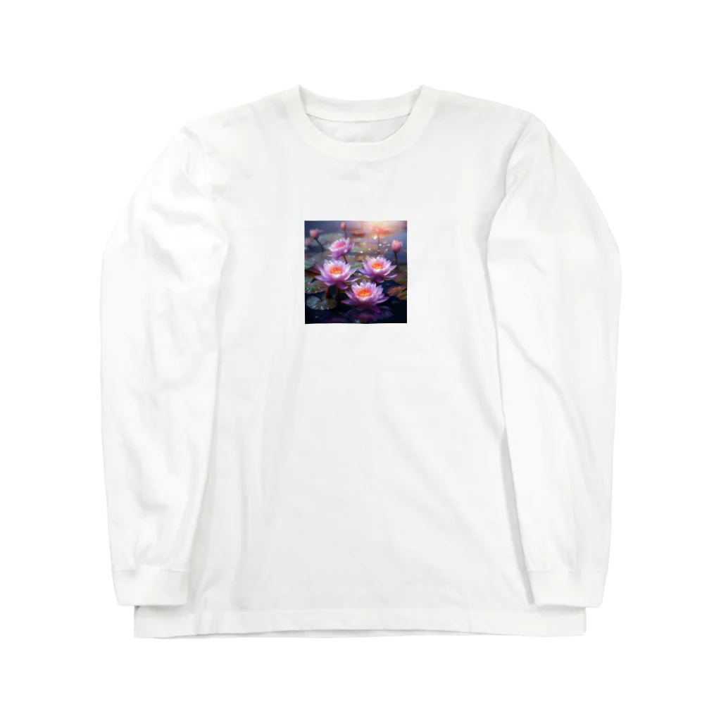 AQUAMETAVERSEの睡蓮　なでしこ1478 Long Sleeve T-Shirt