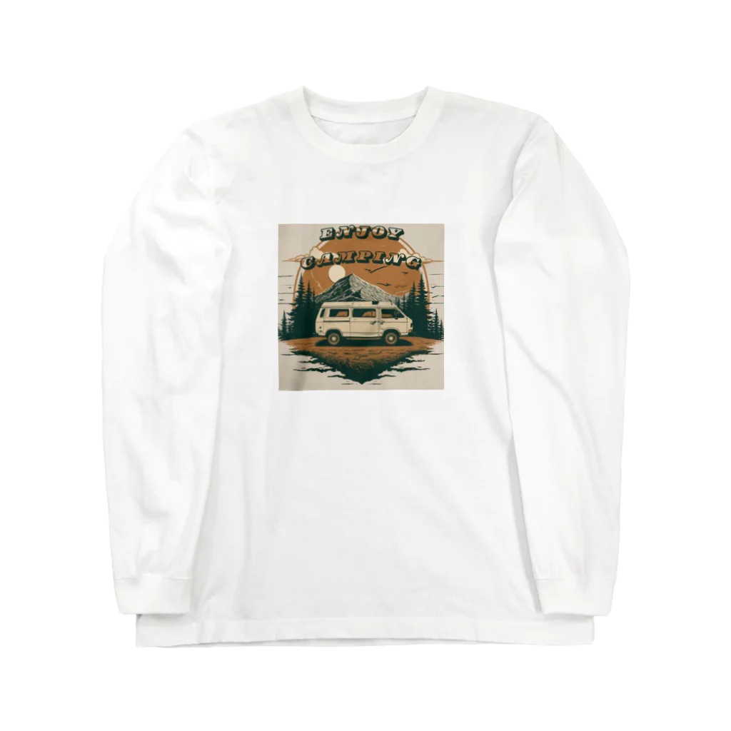 dotmagのレトロなキャンピングカーグッズ Long Sleeve T-Shirt