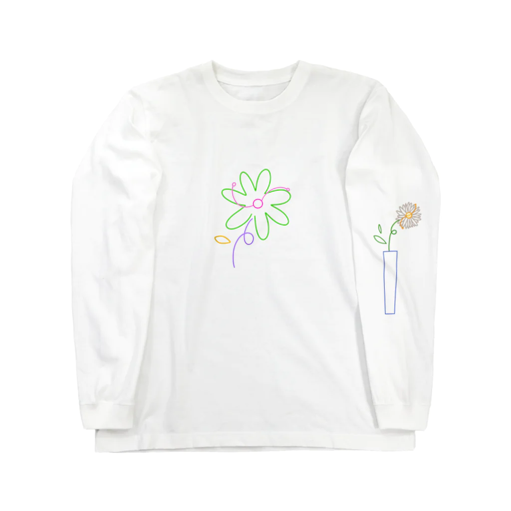 宇宙人化計画の宇宙に水と光を🌷c Long Sleeve T-Shirt