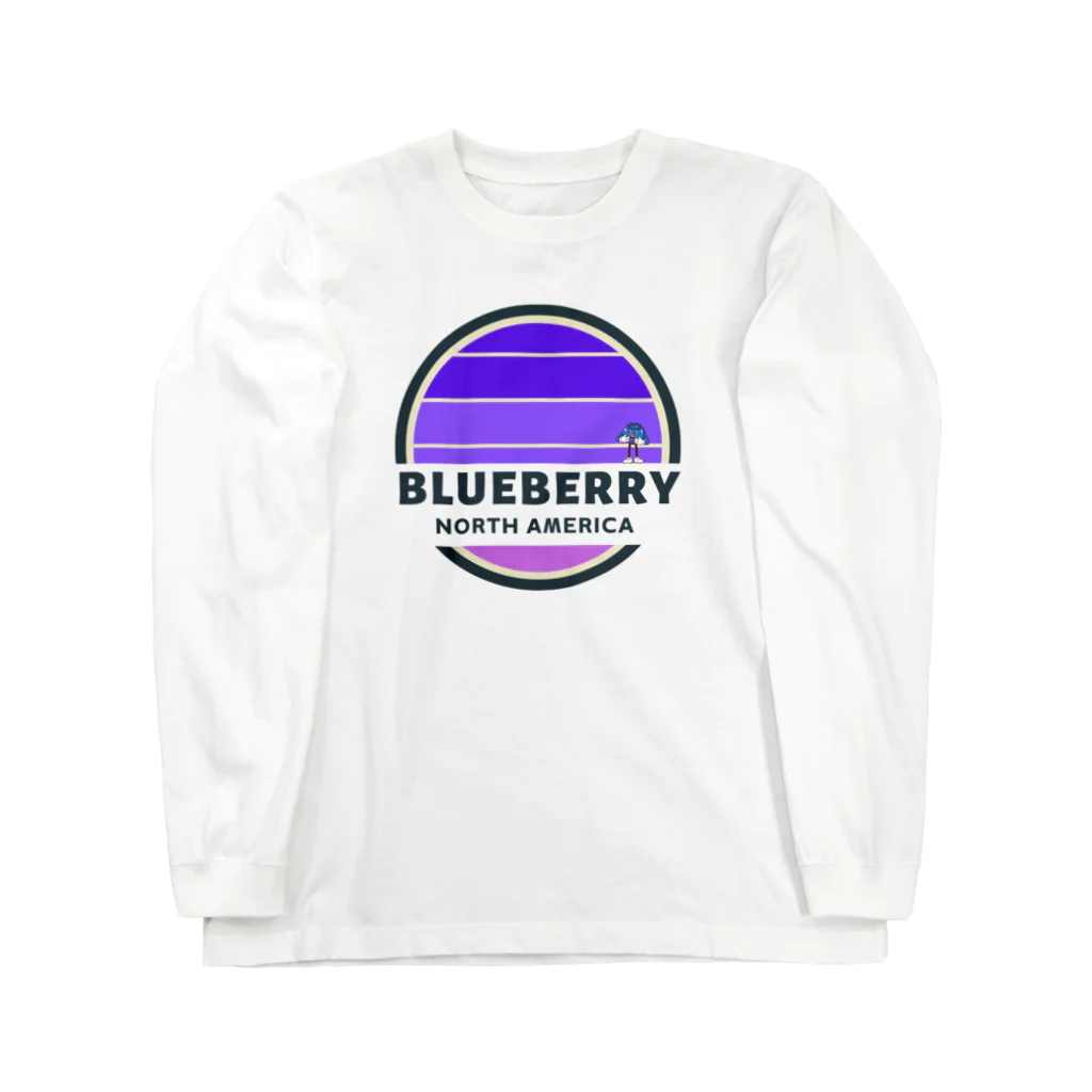 designerk　ＧＰのブルーベリーシャツ①　BLUEBERRY　North America ロングスリーブTシャツ