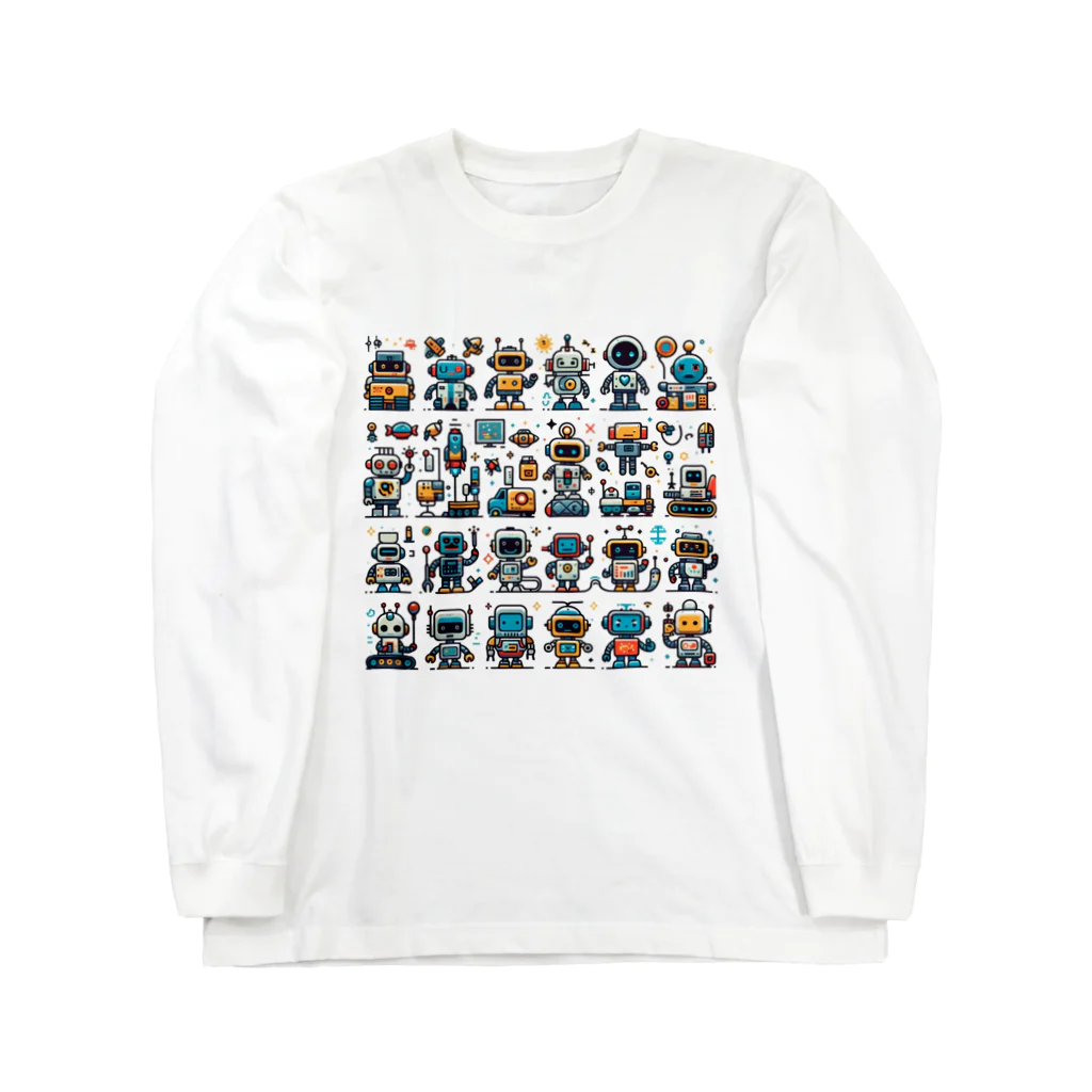 ロボットグッズshopのロボットいっぱい３！ Long Sleeve T-Shirt