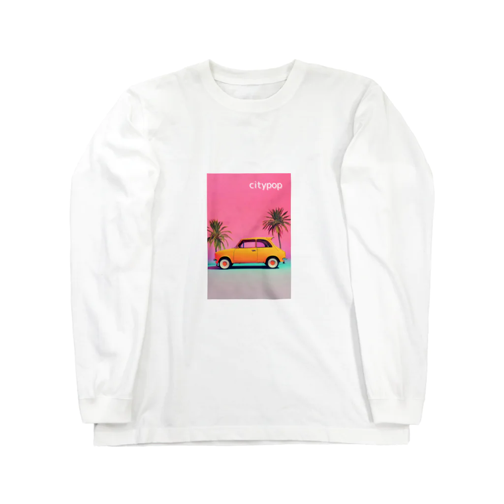 80s_popの80s CityPop No.19 ロングスリーブTシャツ