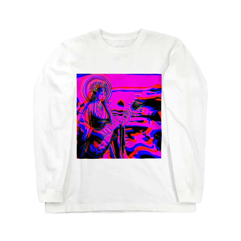 moon_takuanの瀬織津姫とロック2「Seoritsuhime and Rock2」 Long Sleeve T-Shirt