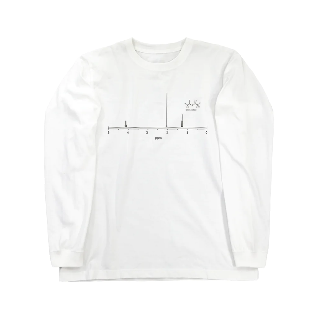 有機合成屋の酢酸エチルのNMR Long Sleeve T-Shirt