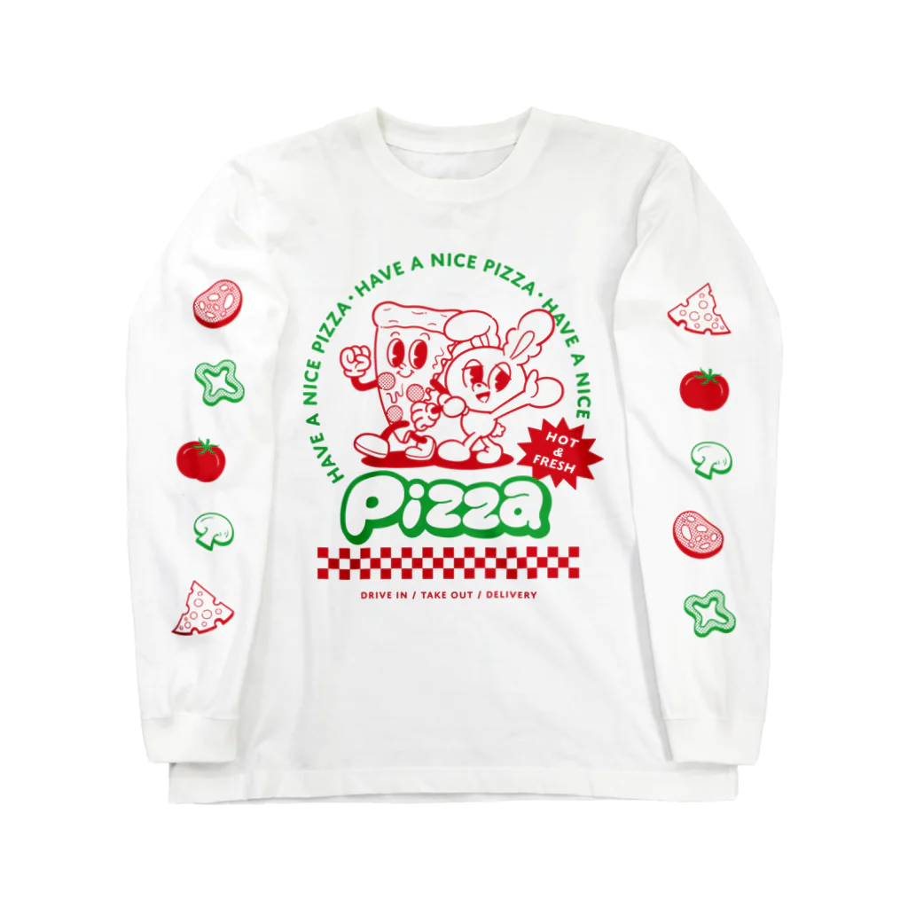 YUMEのHave a nice pizza Long Sleeve T-Shirt