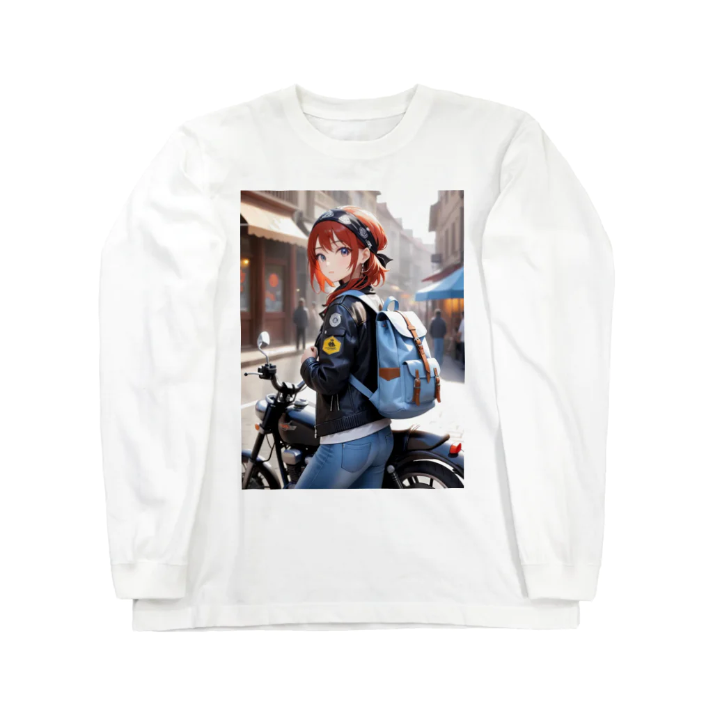 ヨーカズのバイク女子そら Long Sleeve T-Shirt