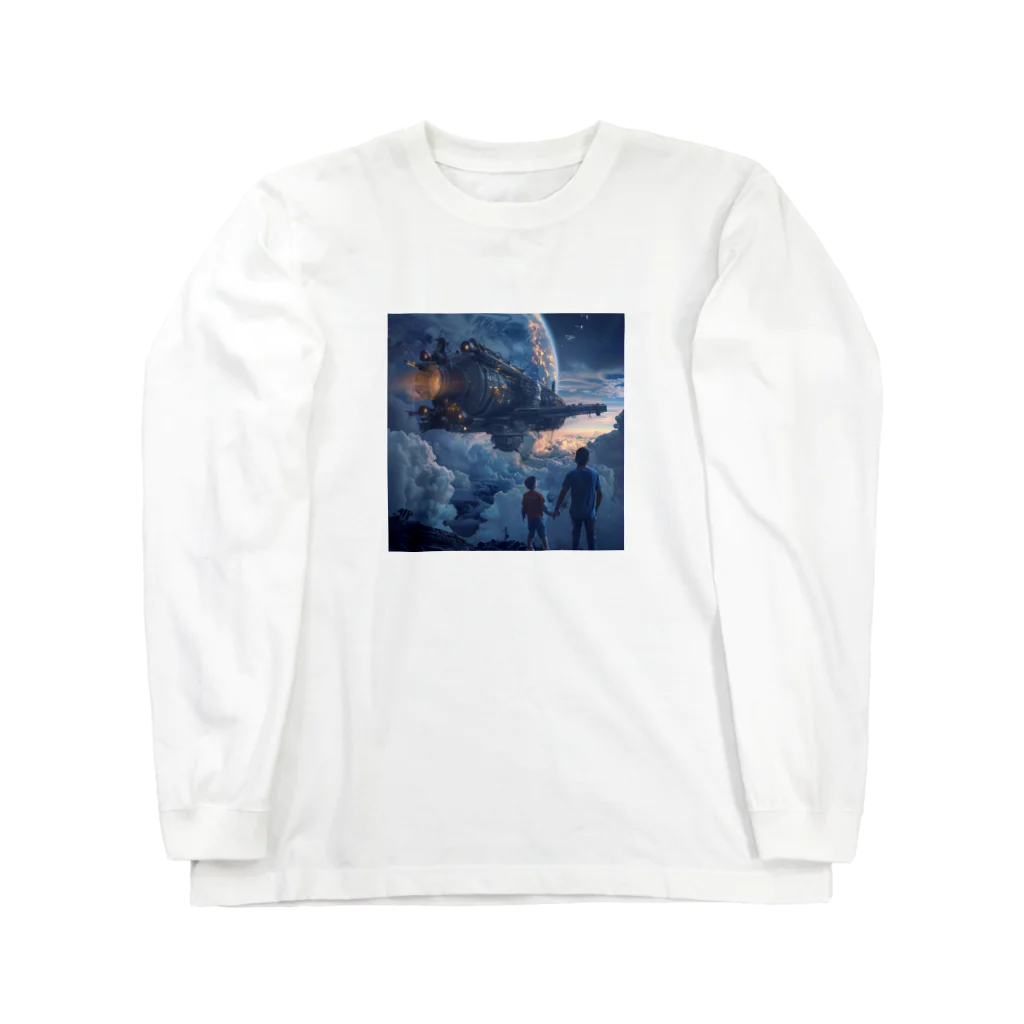 AQUAMETAVERSEの未確認飛行物体　なでしこ1478 Long Sleeve T-Shirt