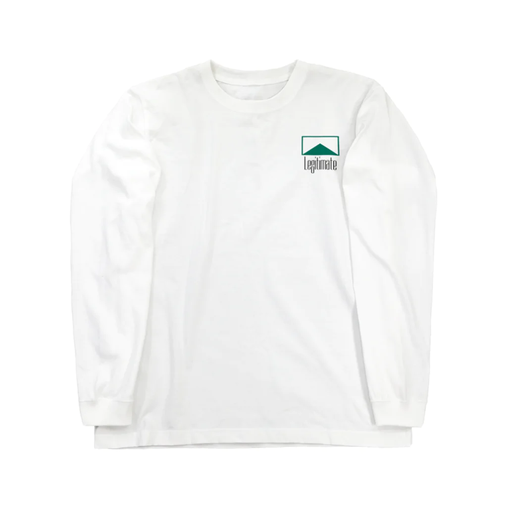 irregular × LegitimateのLegitimate 2024 GREEN ロングスリーブTシャツ