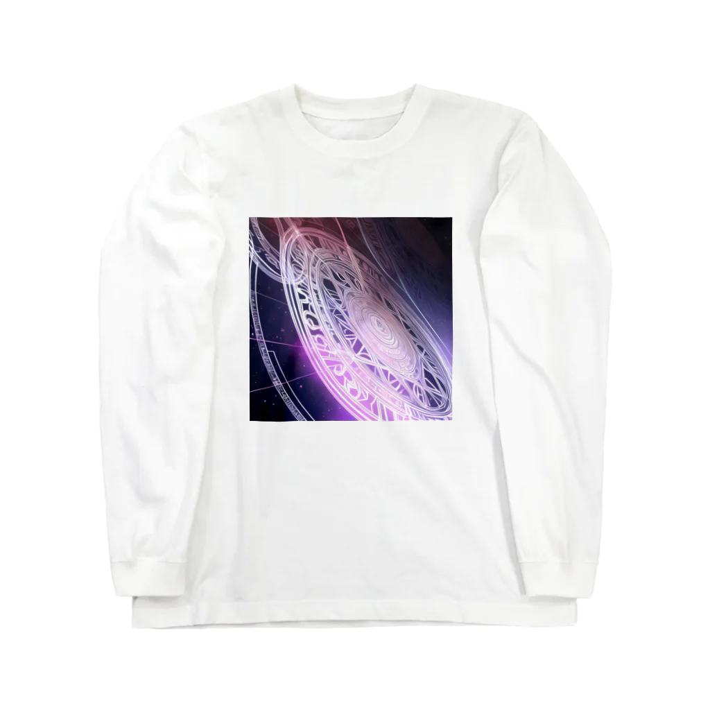 幻想の館の不思議模様・サークル Long Sleeve T-Shirt