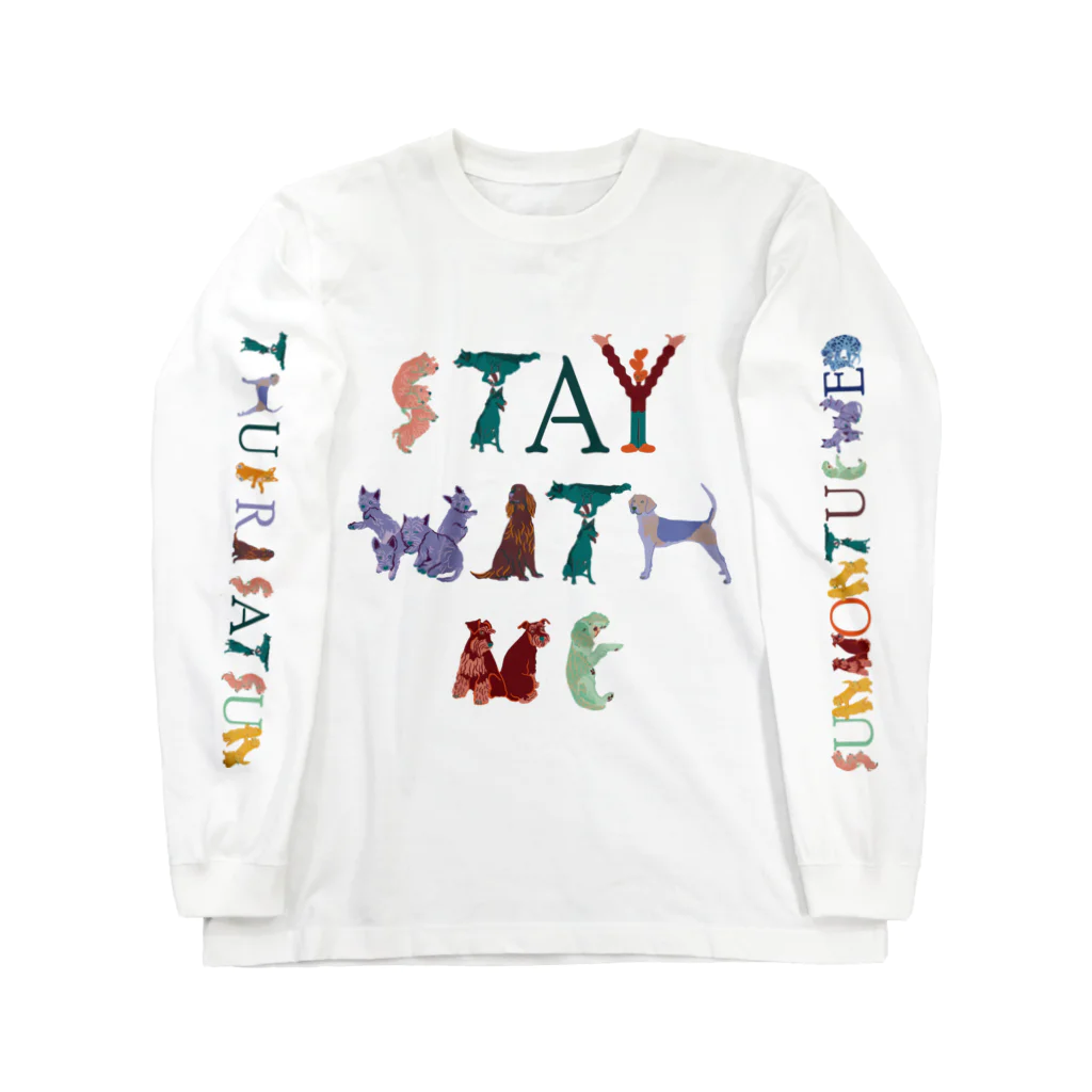 sayapochaccoのWan!! week ~ stay with me~ ロングスリーブTシャツ