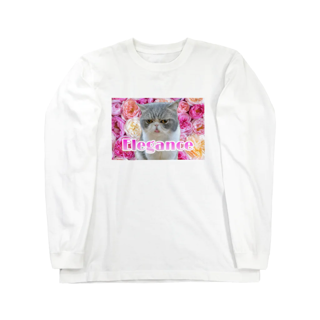 ChuChuChu♡のエレガンス猫 ～ヌコ～ ロングスリーブTシャツ