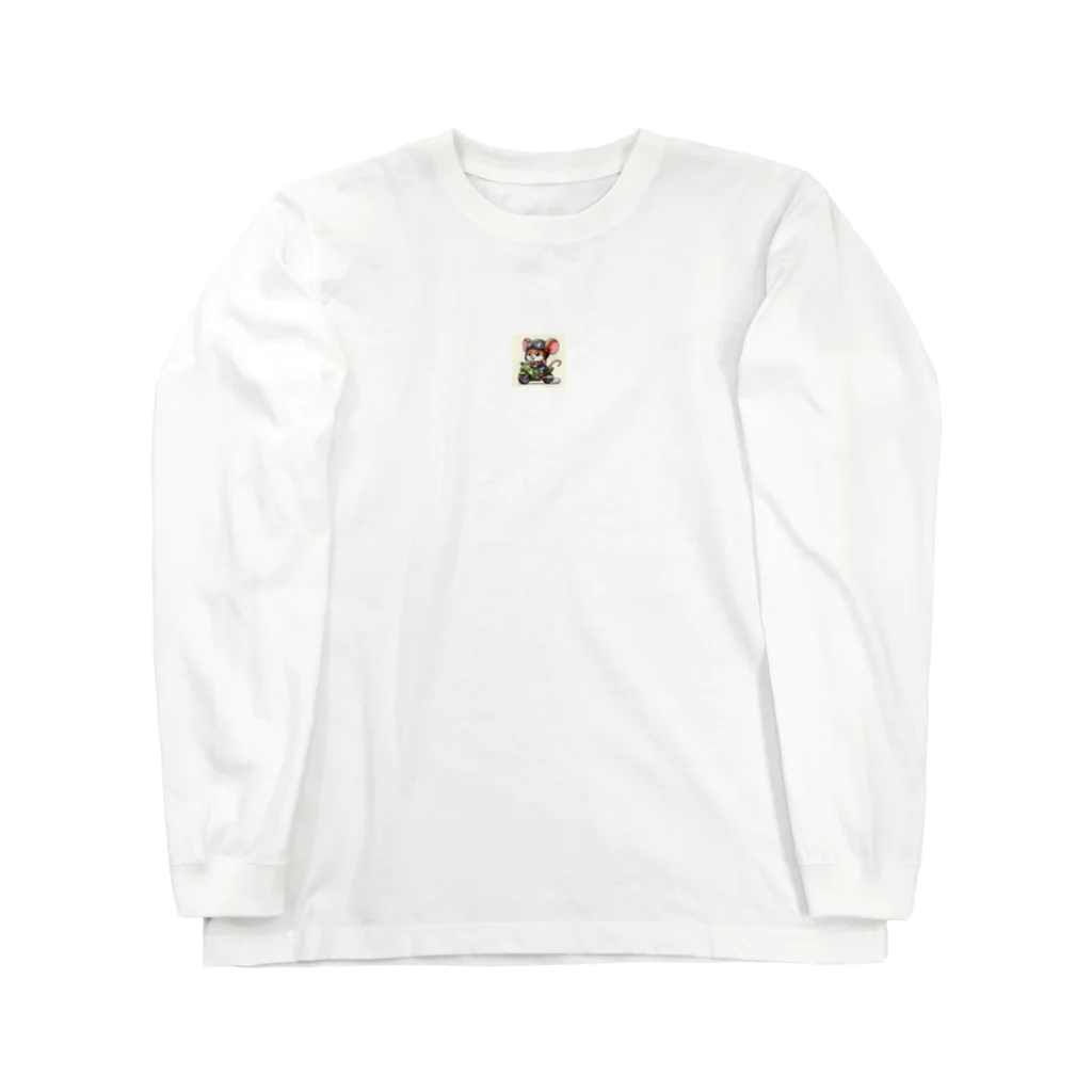 kyokingのバイクねずみ Long Sleeve T-Shirt