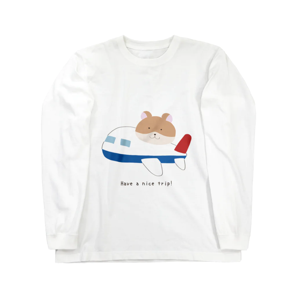 はちわれネコのポーカーフェイスのハヴァ・ナイス・トリップ Long Sleeve T-Shirt