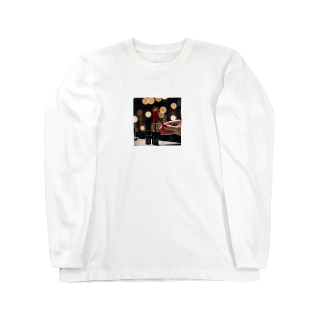 kyuamomoichiのレッドキス Long Sleeve T-Shirt