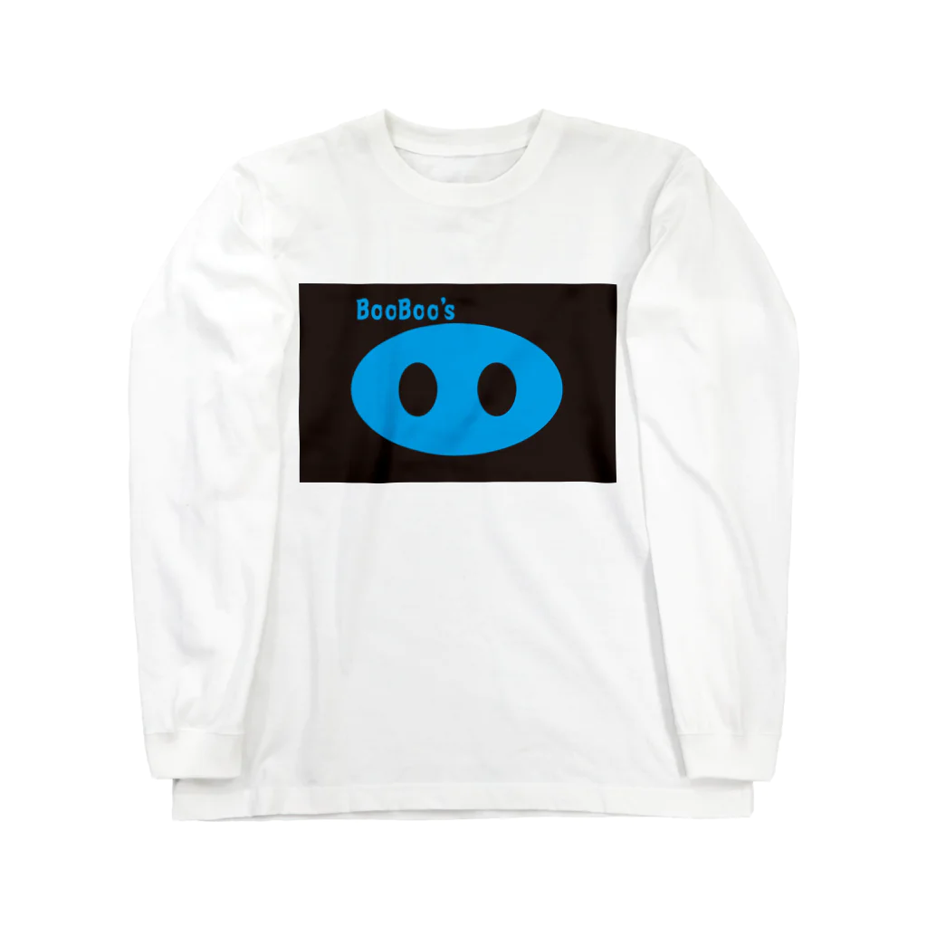 BooBoo’s OO のBooBoo's OO Blue ロングスリーブTシャツ