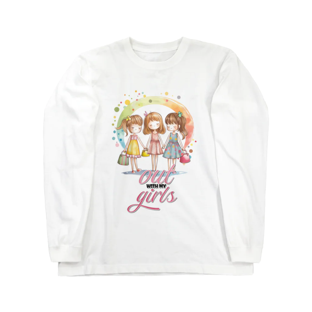 Stylo Tee Shopのガールズとお出かけ Long Sleeve T-Shirt