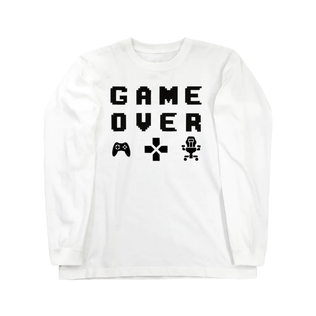 designerk　ＧＰのゲームオーバー　game over　GAME OVER Long Sleeve T-Shirt