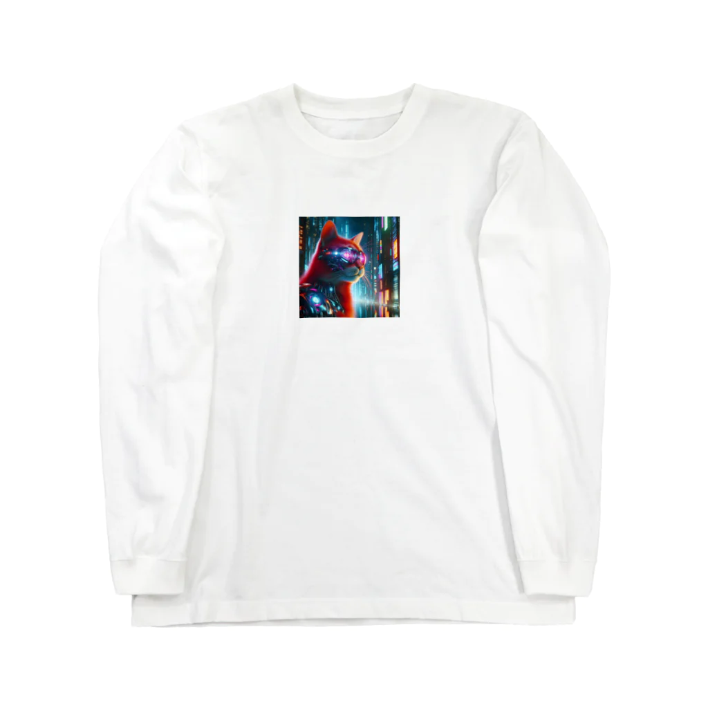 たいさのへやのサイバーたいさグラサン Long Sleeve T-Shirt