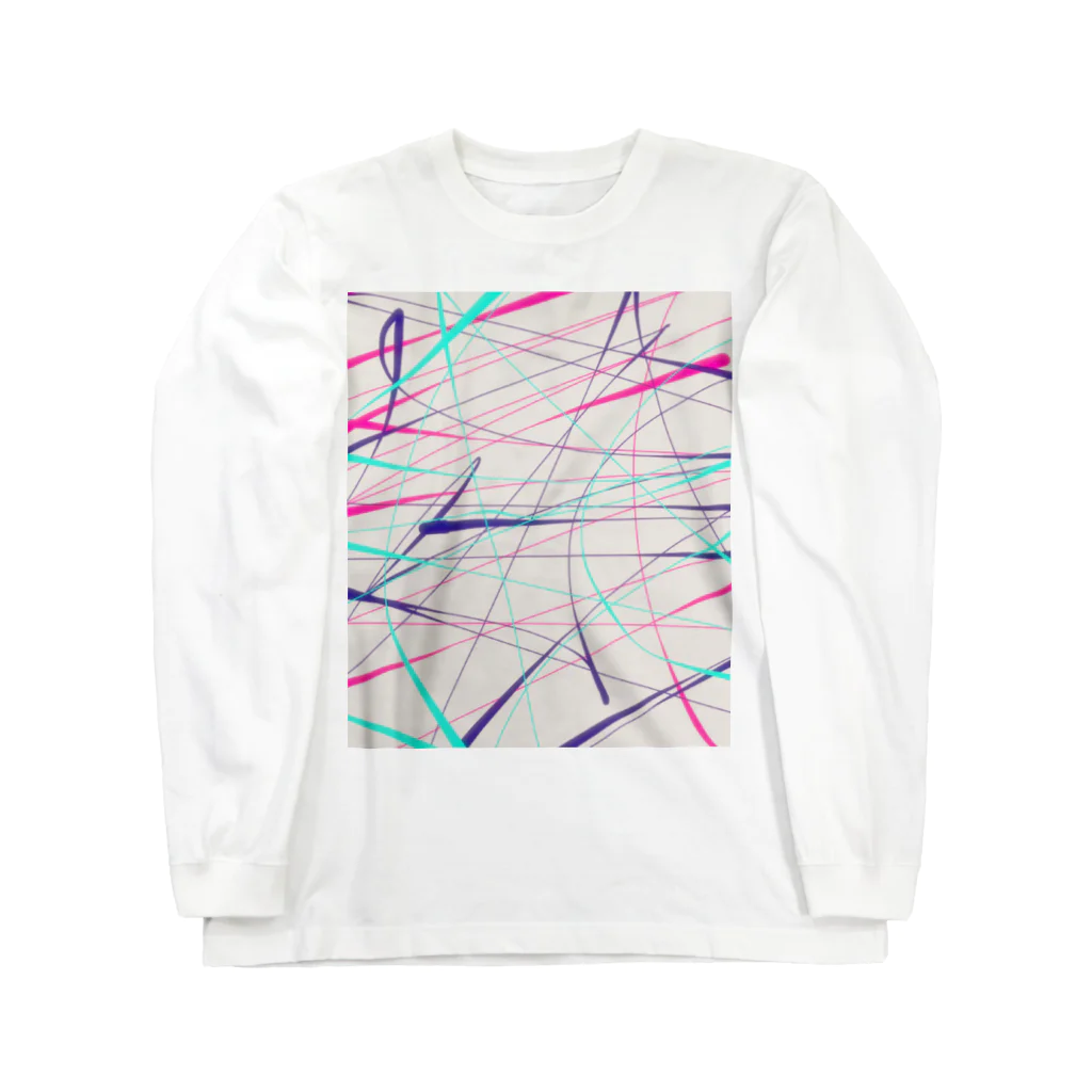 納豆ごはんの電流 Long Sleeve T-Shirt