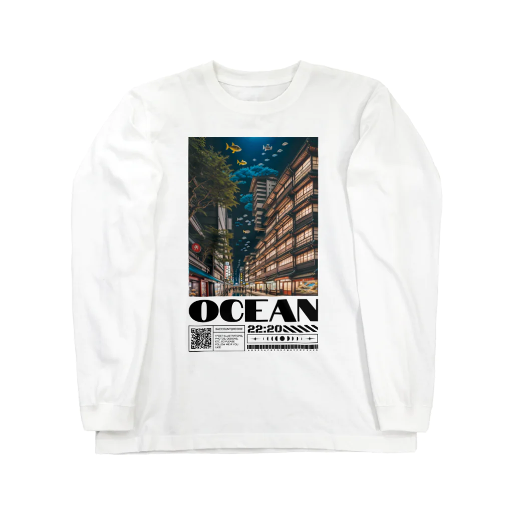 Chop Storeの海底都市 Long Sleeve T-Shirt