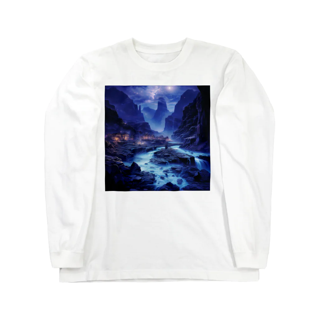 AQUAMETAVERSEの夜景　なでしこ1478 Long Sleeve T-Shirt