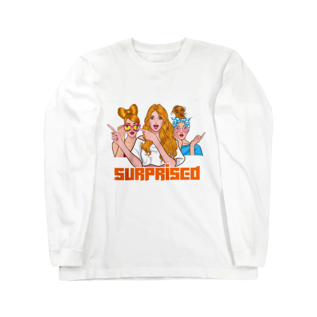 designerk　ＧＰのSurprised➓ Long Sleeve T-Shirt