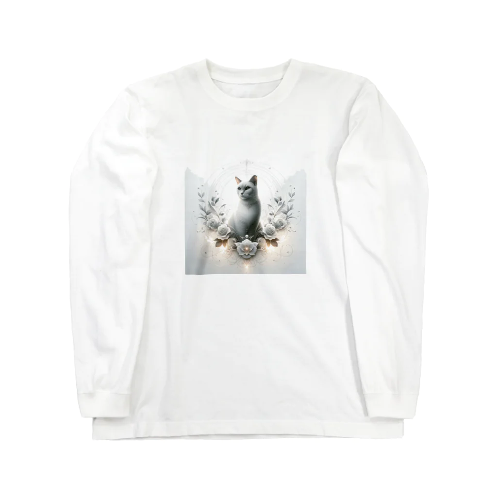 nkcamelliaの美猫 Long Sleeve T-Shirt