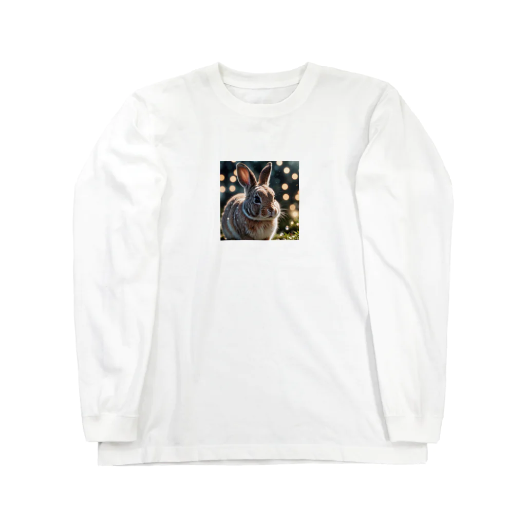 atto_usagiのクリスタルウィンクうさぎ Long Sleeve T-Shirt