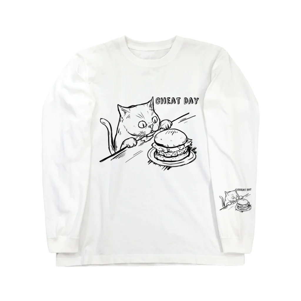 TAKE-TONのCHEAT DAY Long Sleeve T-Shirt