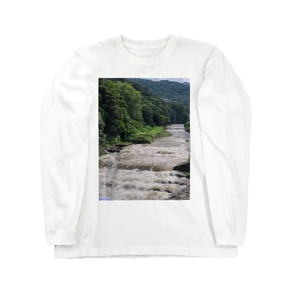 TACOIKAのHakone　RainyDay ロングスリーブTシャツ